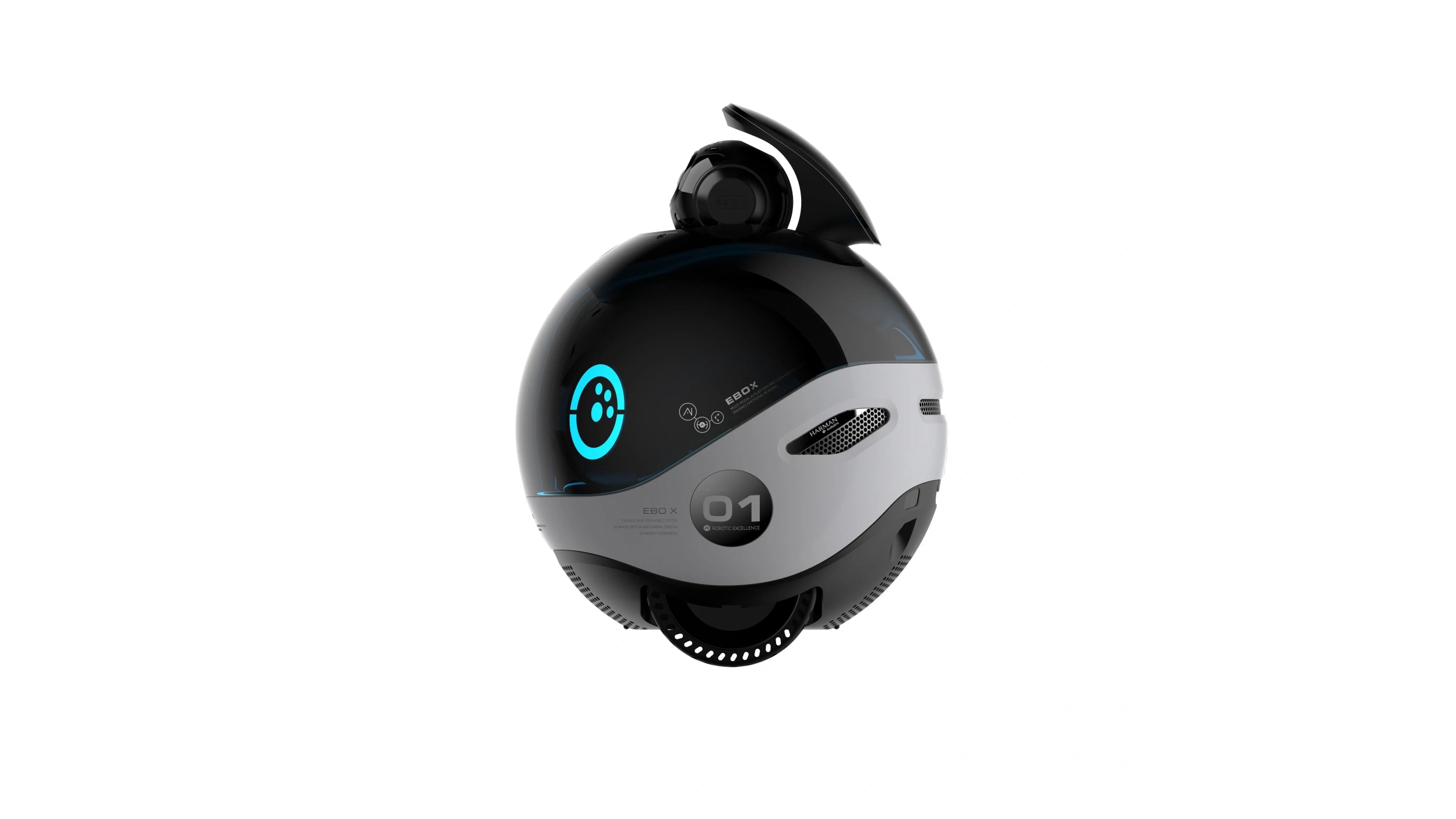 Enabot EBO X Home Guardian Robot: Remote Companion for the Elderly, Children and Pets, Movable Surveillance Camera