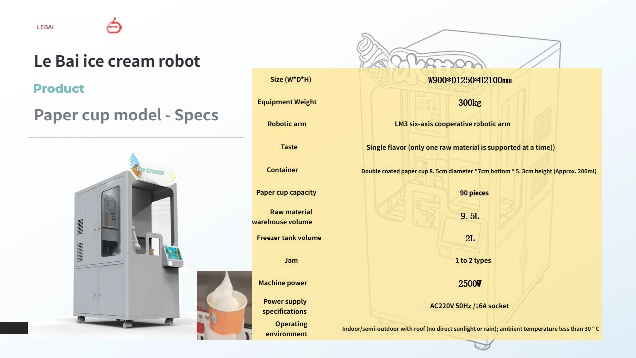 Ice Cream Robot | Automated Soft Serve Robotic System