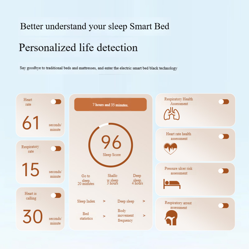 DU BANG Luxury Voice-Activated Intelligent Flushing, Washing and Drying Wheelchair Bed