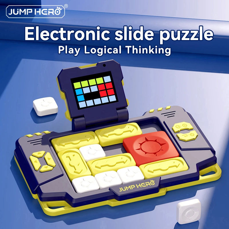 S320 Electronic Sliding Puzzle - Smart Brain Teaser Game with LED Display