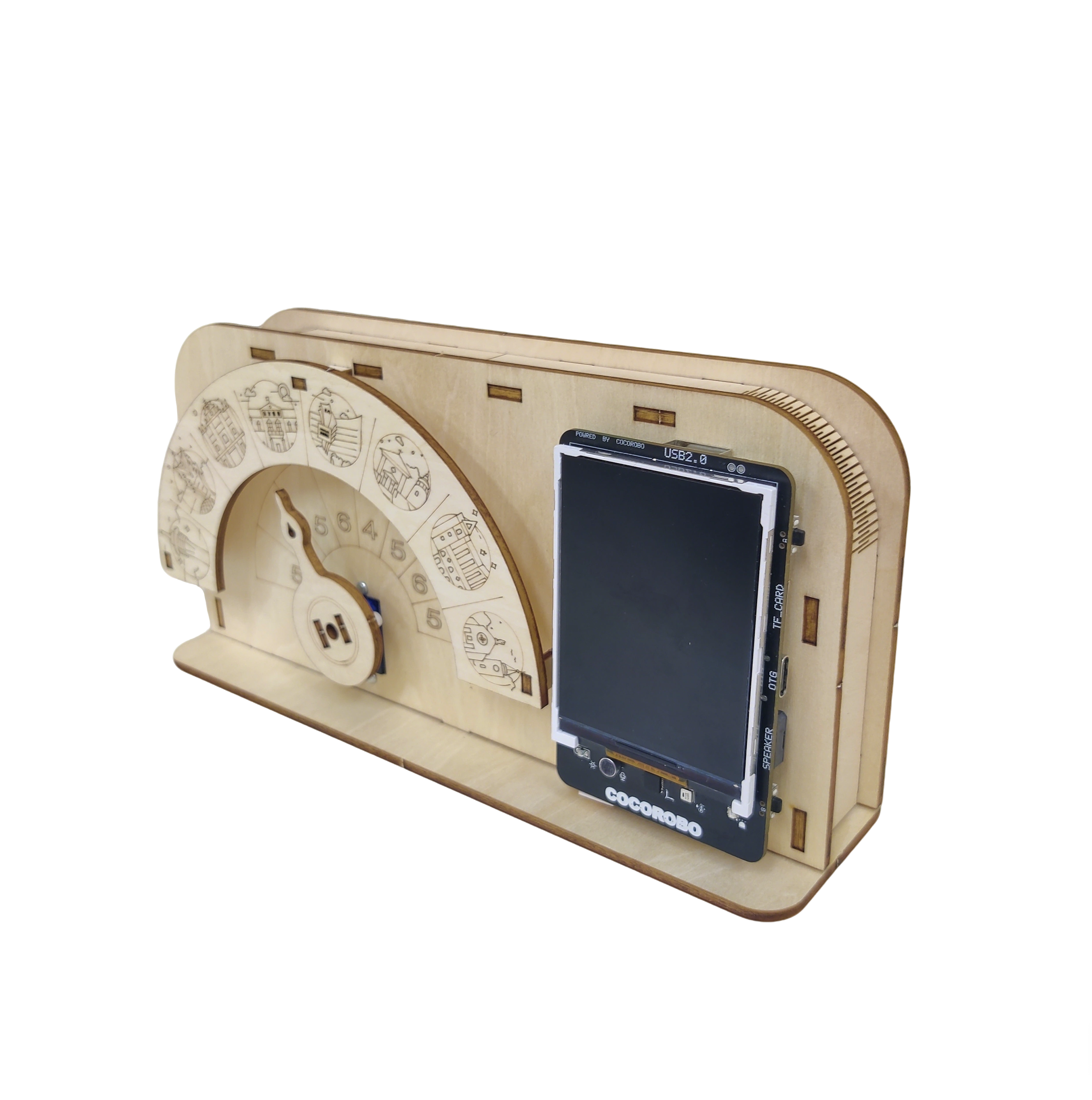 AI Digit Recognition Smart Turntable - Handwriting Recognition Teaching Kit