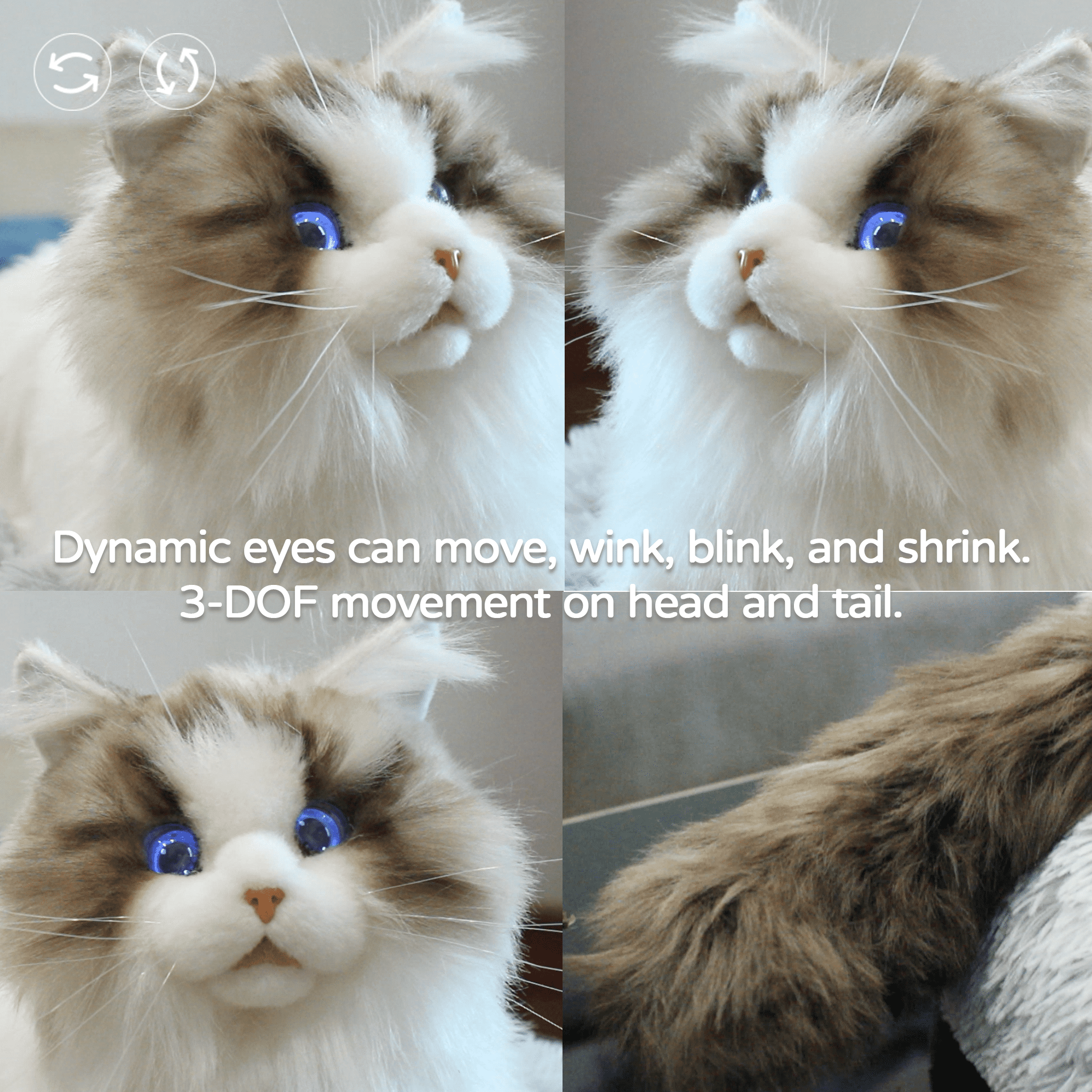 Elephant Robotics metaCat: Gift The Purr~Fect Companion Robotic Pet Cat Persian