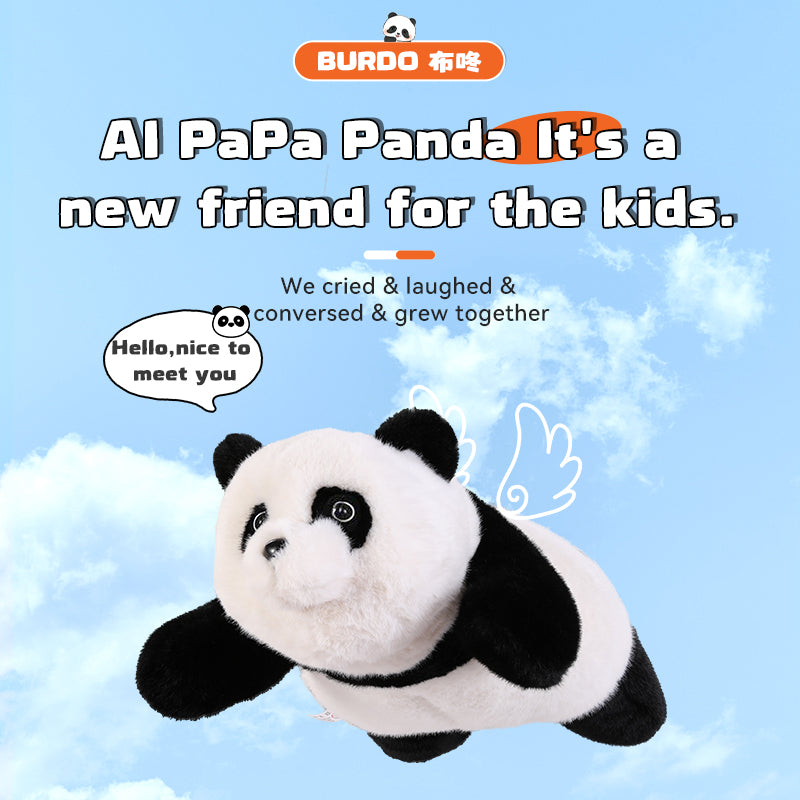 AI PaPa Panda XDT-174422 - Smart Interactive Plush Toy, Baby AI Companion, Can Chat, Tell Stories & Answer Questions