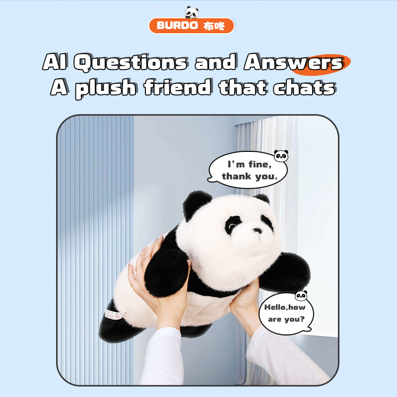 AI PaPa Panda XDT-174422 - Smart Interactive Plush Toy, Baby AI Companion, Can Chat, Tell Stories & Answer Questions