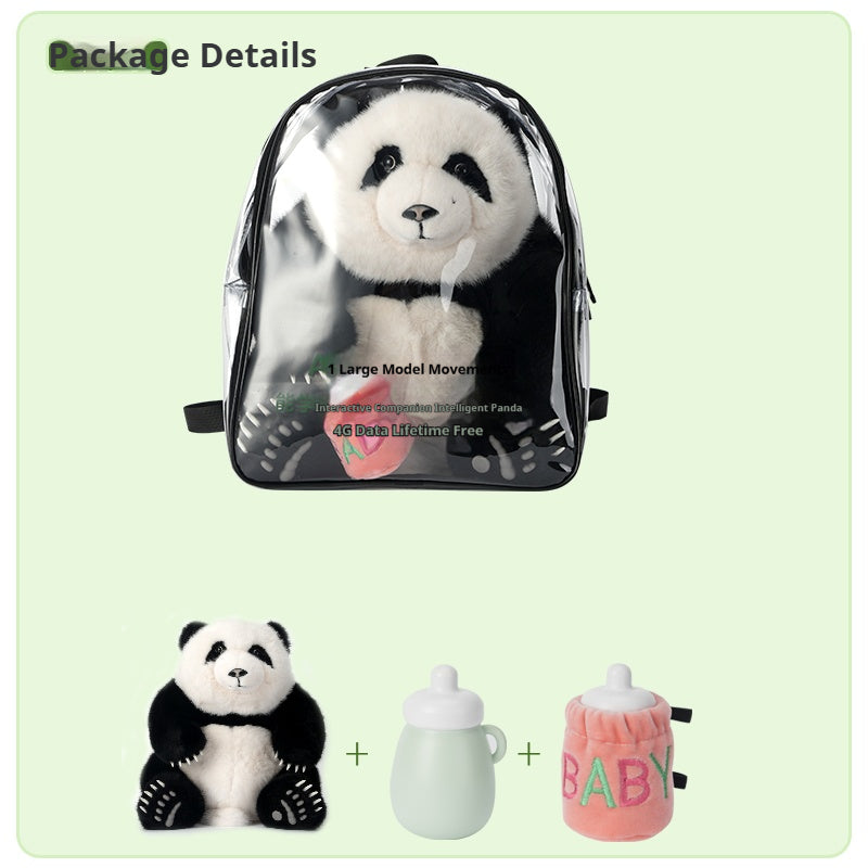 AI Panda Huahua XDT-174577 - Smart Learning Companion Robot for Kids with Free 4G & AI Voice Interaction