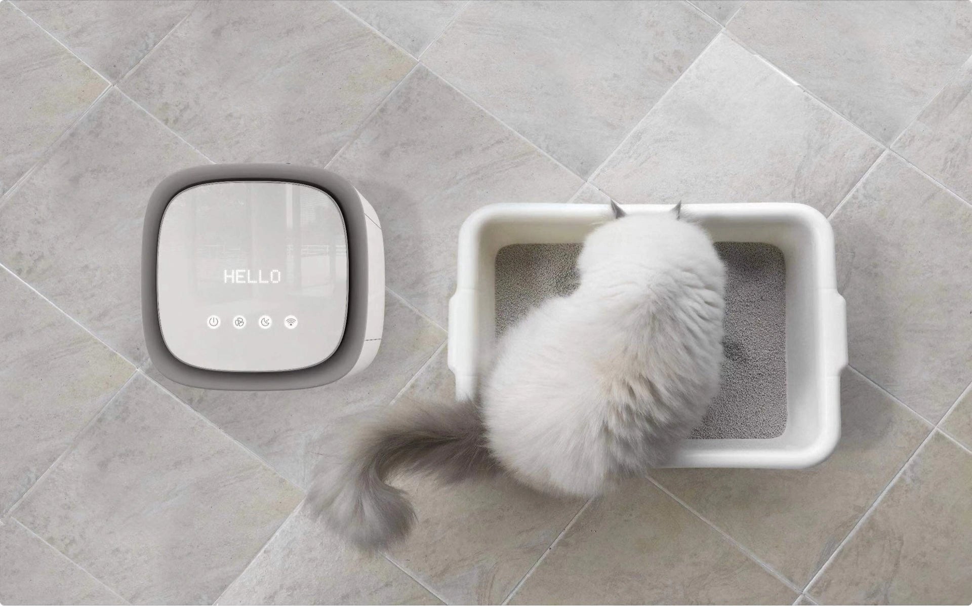 Air Master AOE020 - Smart Pet Air Purifier with HEPA Filter & Odor Elimination