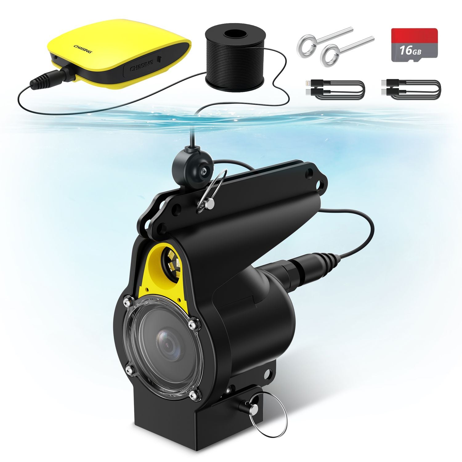 CanFish CF1 Artificial Intelligence Underwater Fishing Camera -1080P HD Fish Finder, Supports App Control