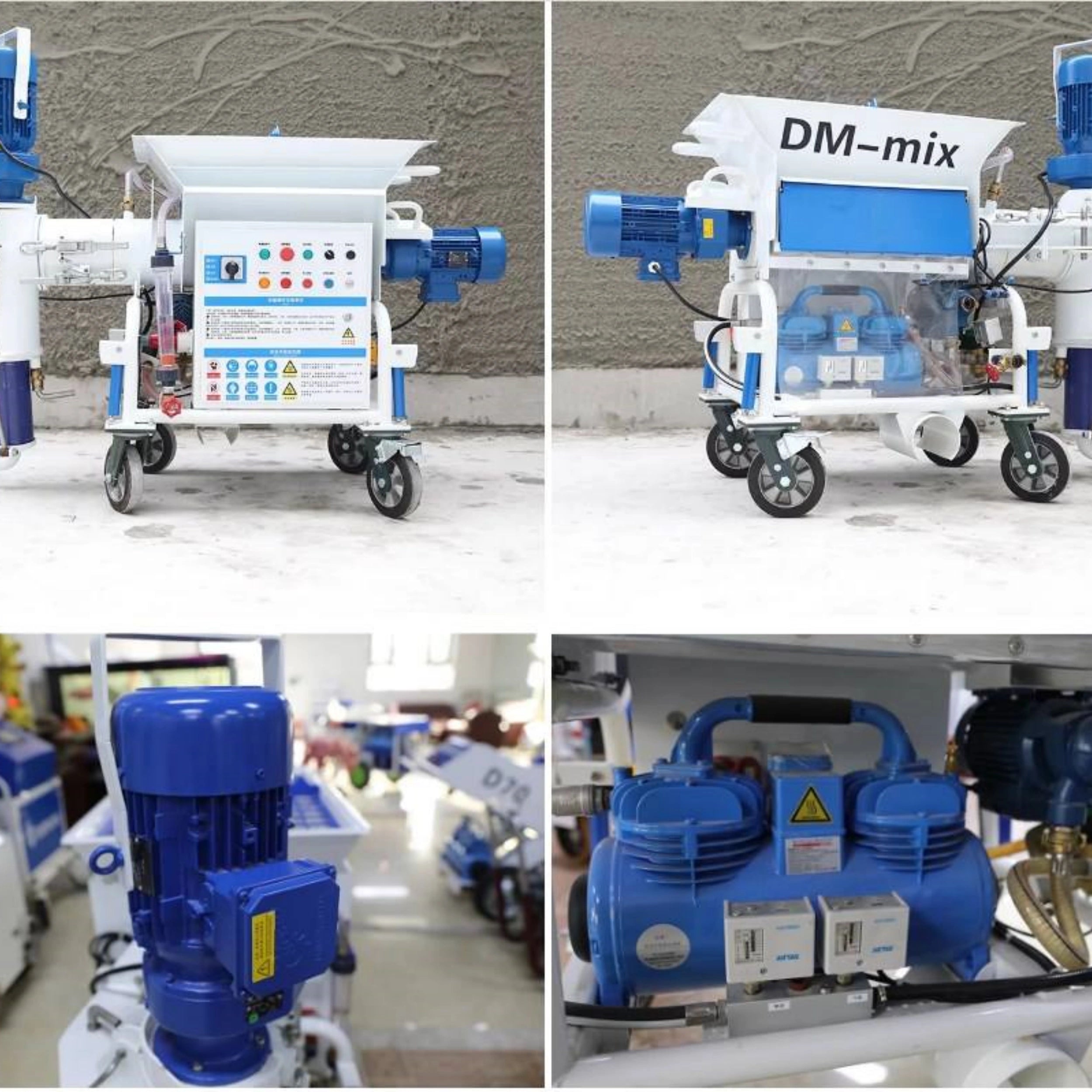 DERUTU DM-MIX Double-mixing pump spraying nfechine