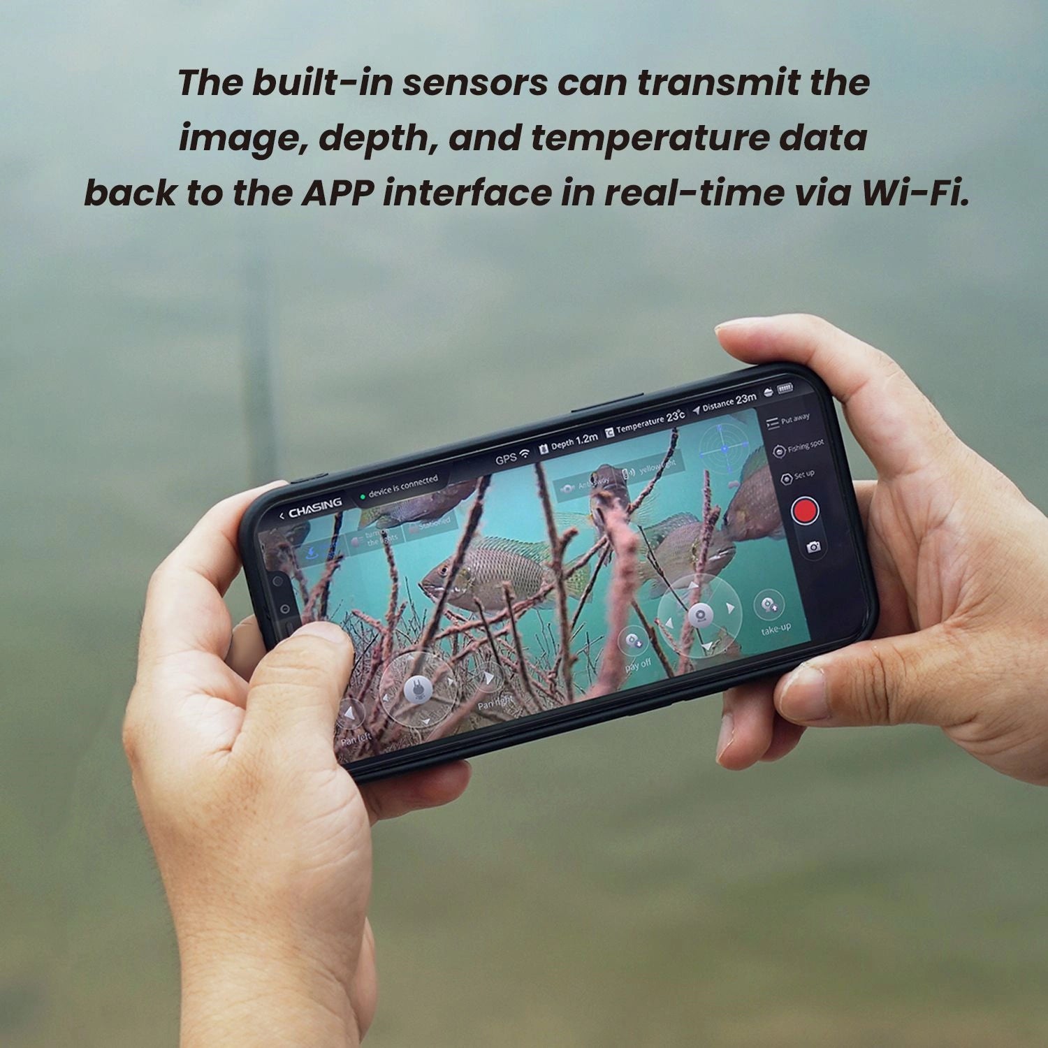 CanFish F1 PRO HD Underwater Fish Finder Drone with Camera | 360° Visual Fishing Sonar