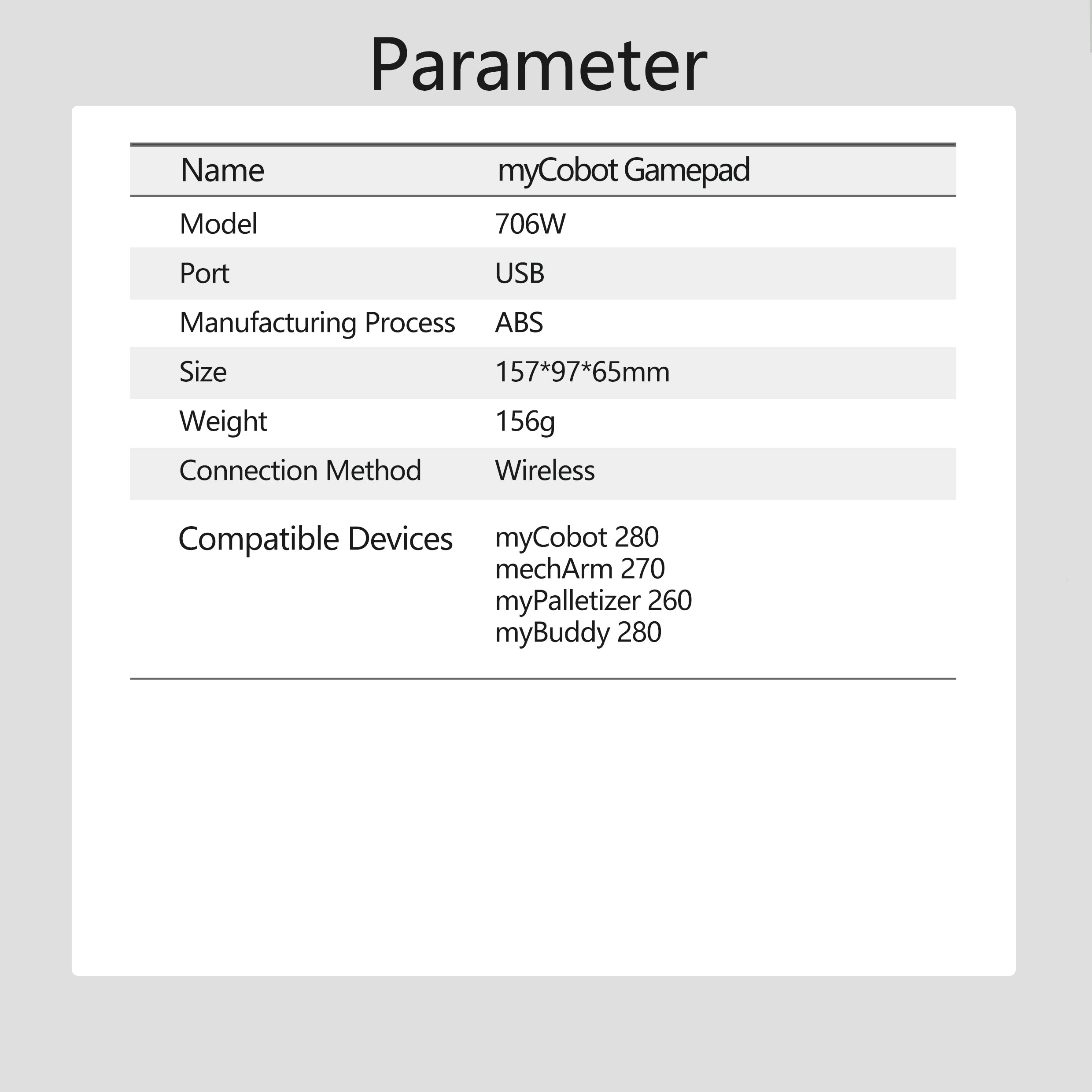 myCobot Bluetooth Gamepad for myCobot/myPalletizer/mechArm/myBuddy/myArm