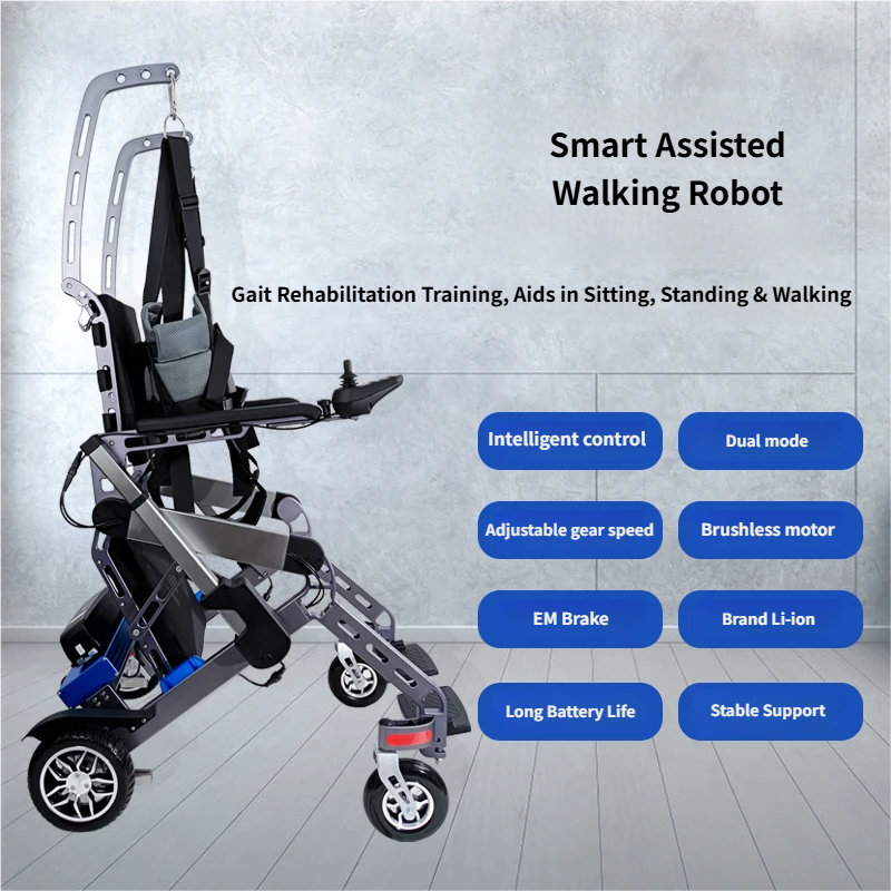 Smart Assistive Walking Robot – Dual Mode Sitting & Standing Mobility Device