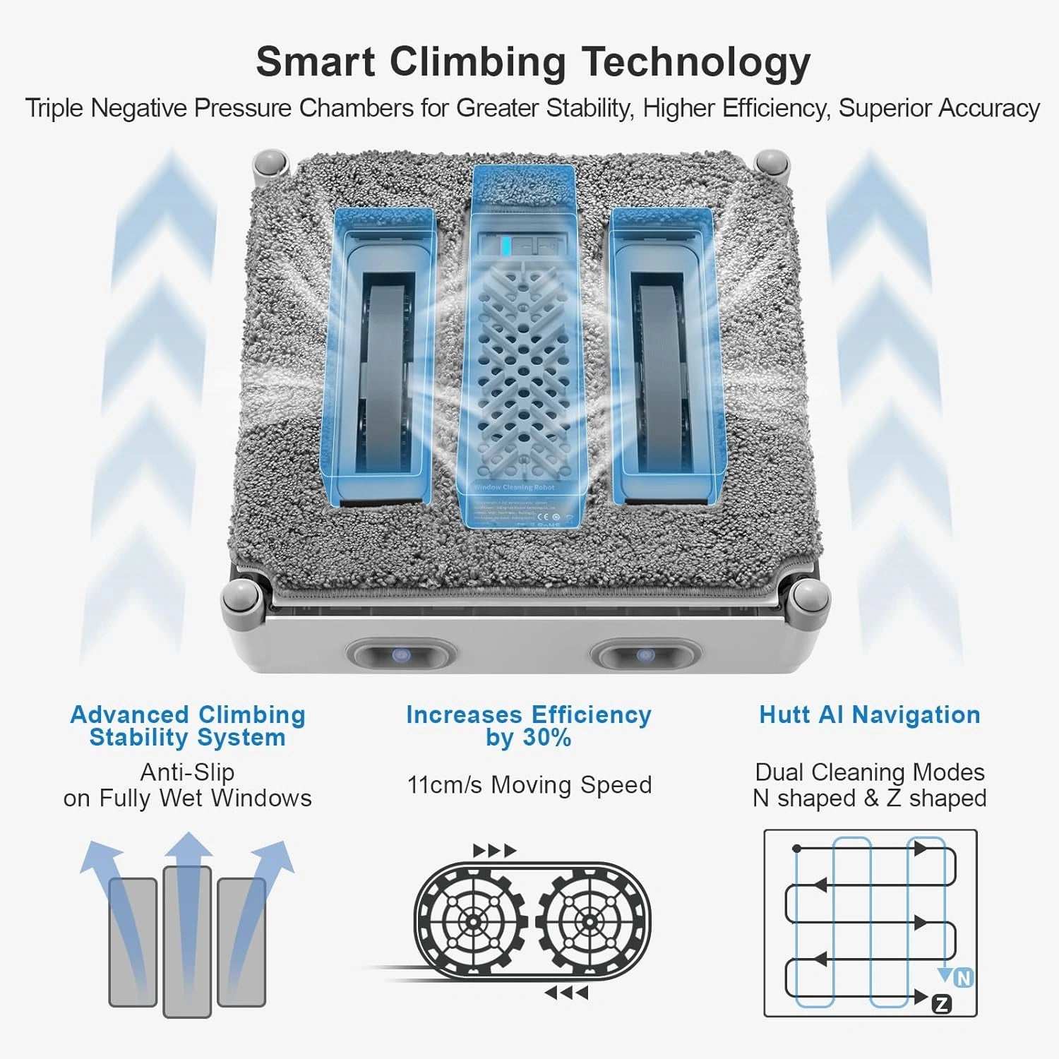 HUTT AI Frequency Window Cleaning Robot HUTT W9