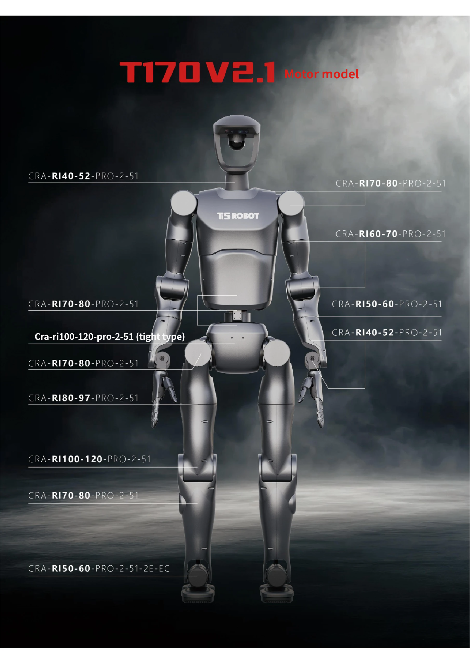 Humanoid Robots Ti5Robot 170V2.1 Humanoid Robot - Professional Grade