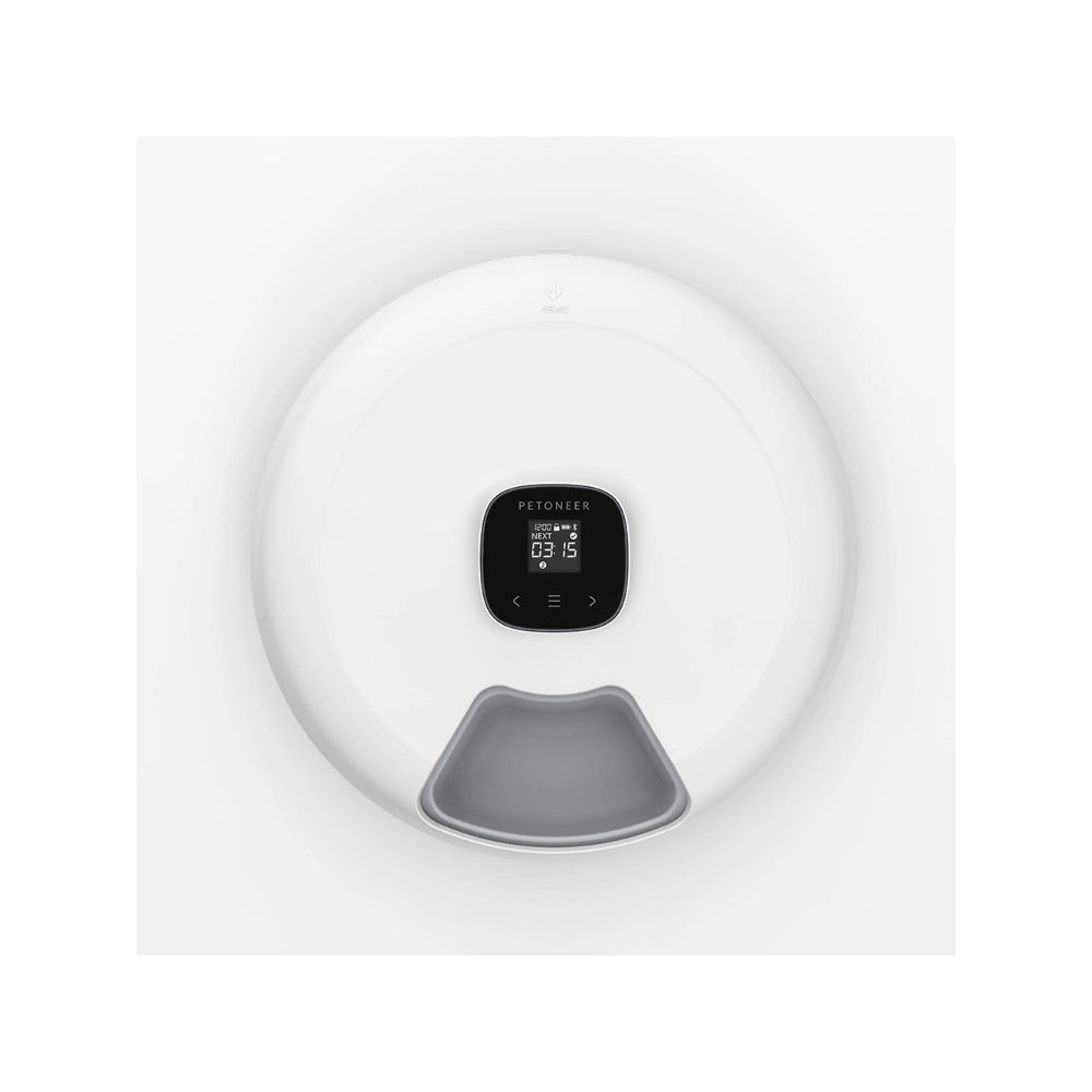 NutriSpin 6 Meal Automatic Pet Feeder - Rotating Tray with Bluetooth