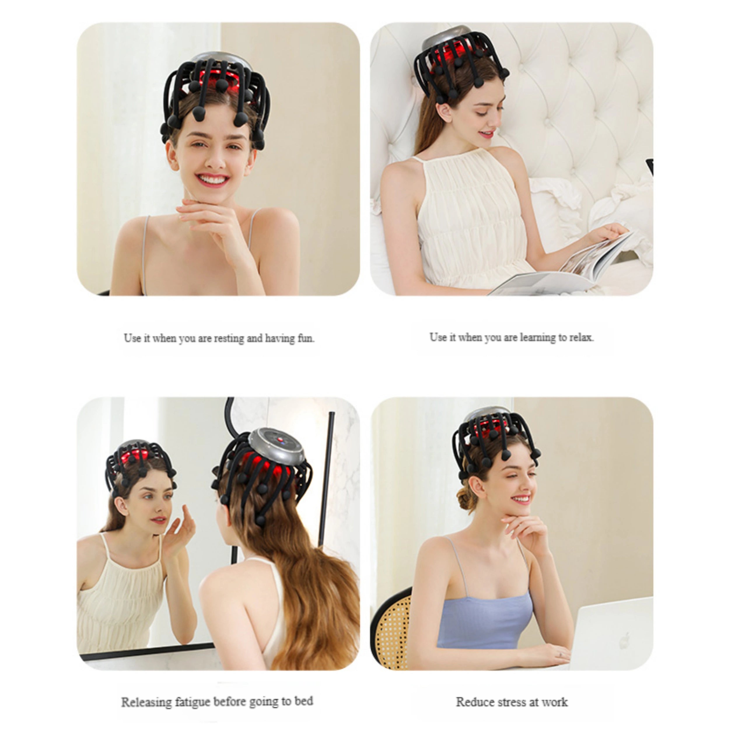 OS-701 Head Massager | Scalp Massage Device | Stress Relief & Relaxation
