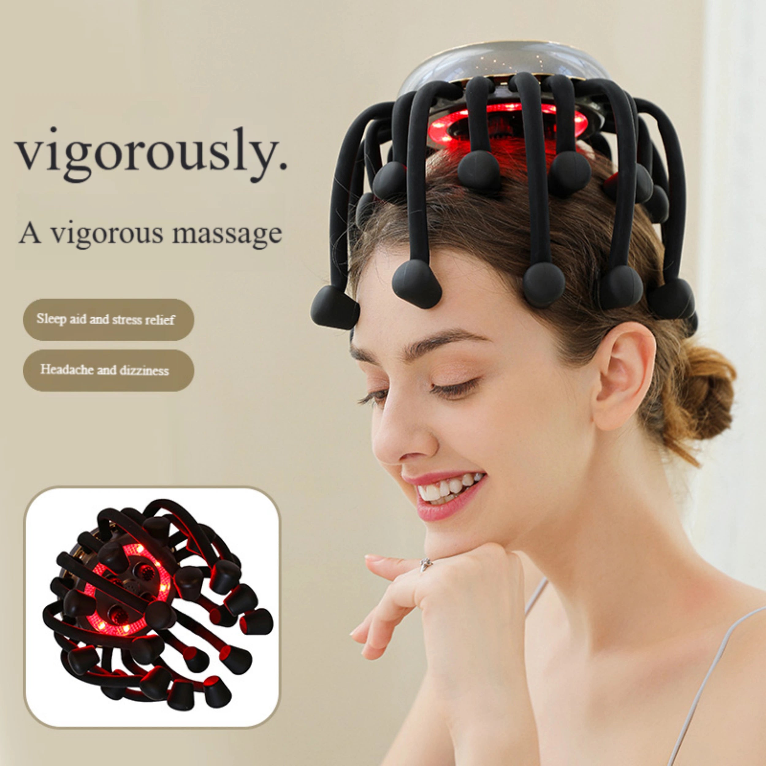 OS-701 Head Massager | Scalp Massage Device | Stress Relief & Relaxation
