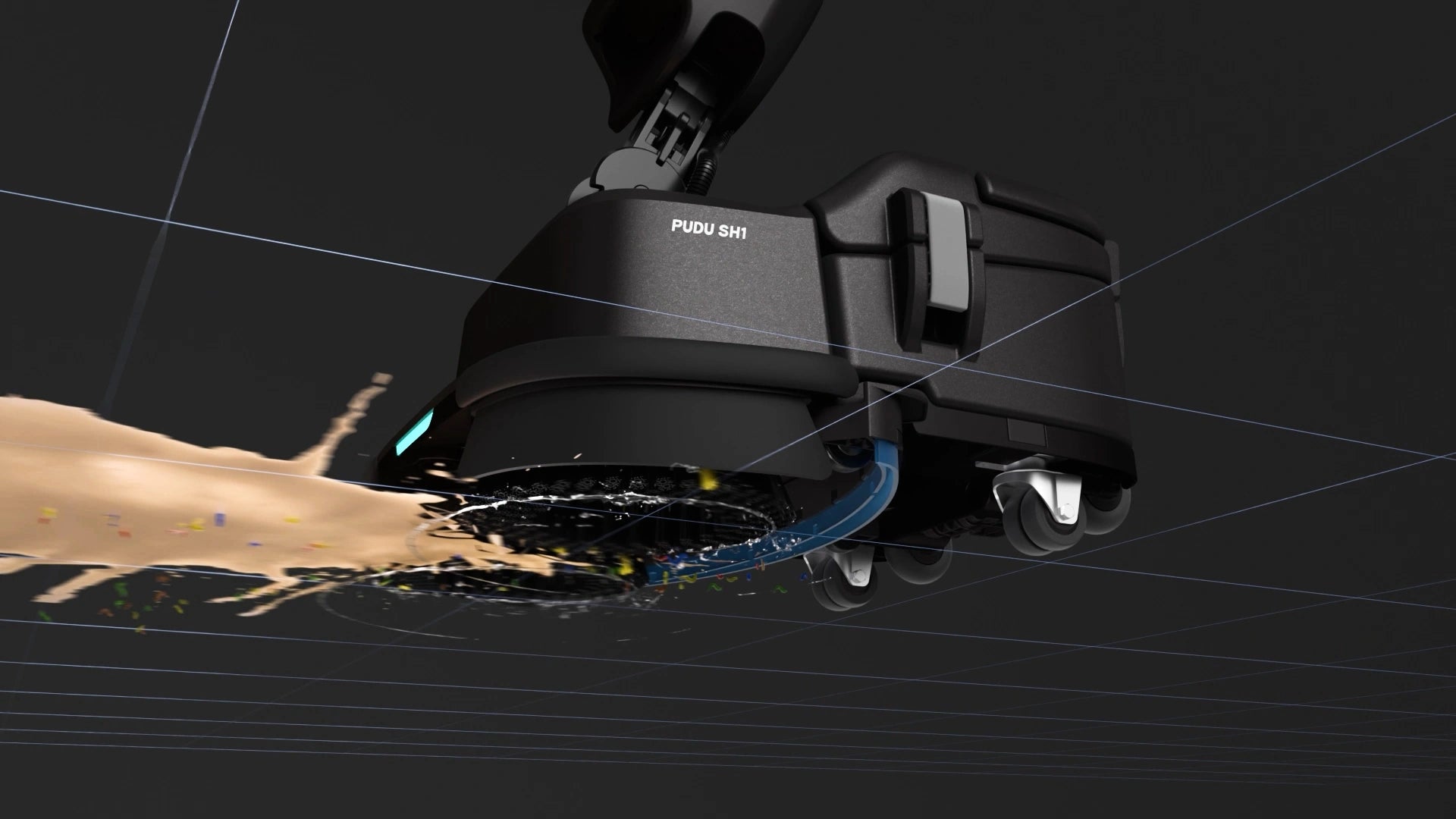 PUDU SH1 Autonomous Commercial Cleaning Robot - Multi-Surface Floor Care