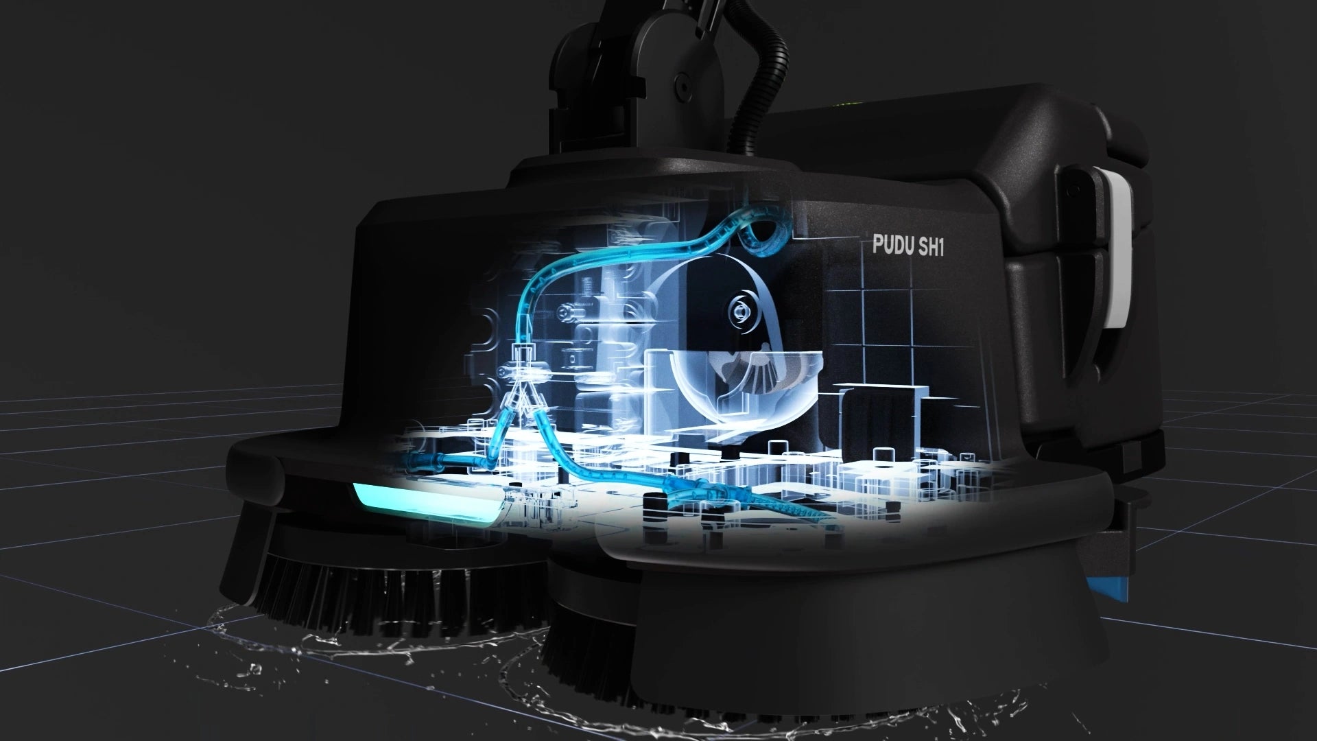 PUDU SH1 Autonomous Commercial Cleaning Robot - Multi-Surface Floor Care