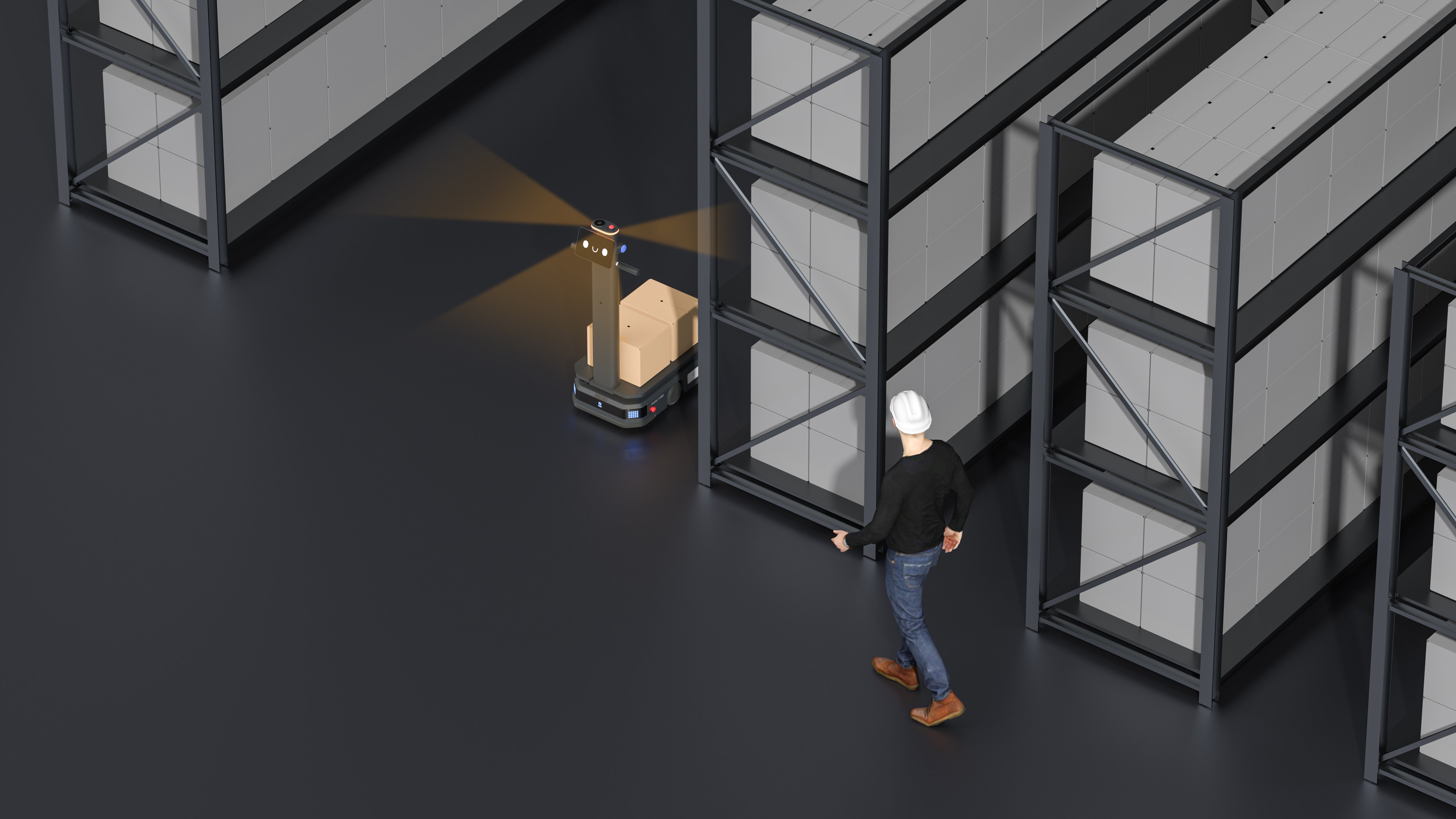 PUDU T300 Standard Industrial Delivery Robot