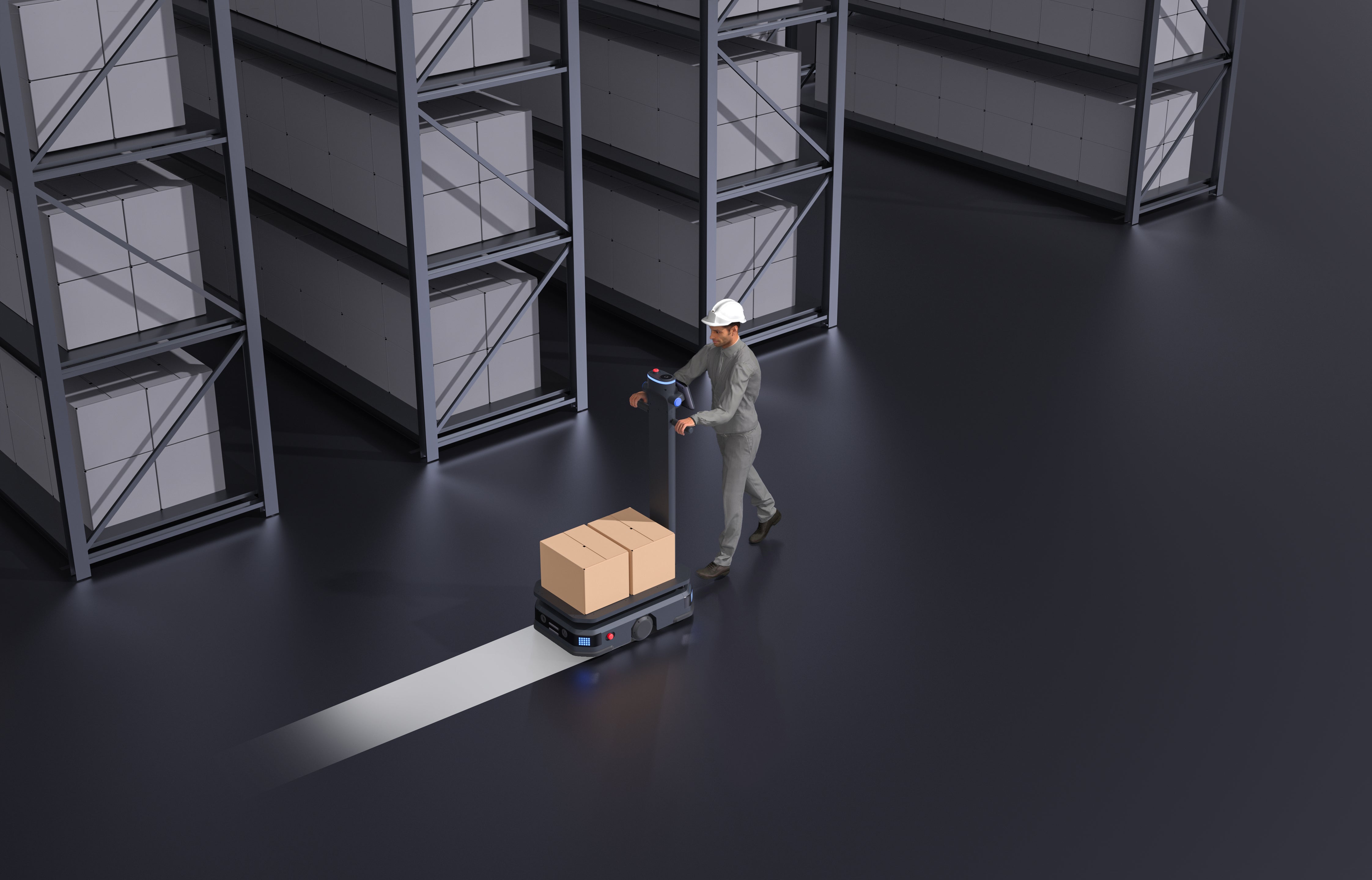 PUDU T300 Standard Industrial Delivery Robot