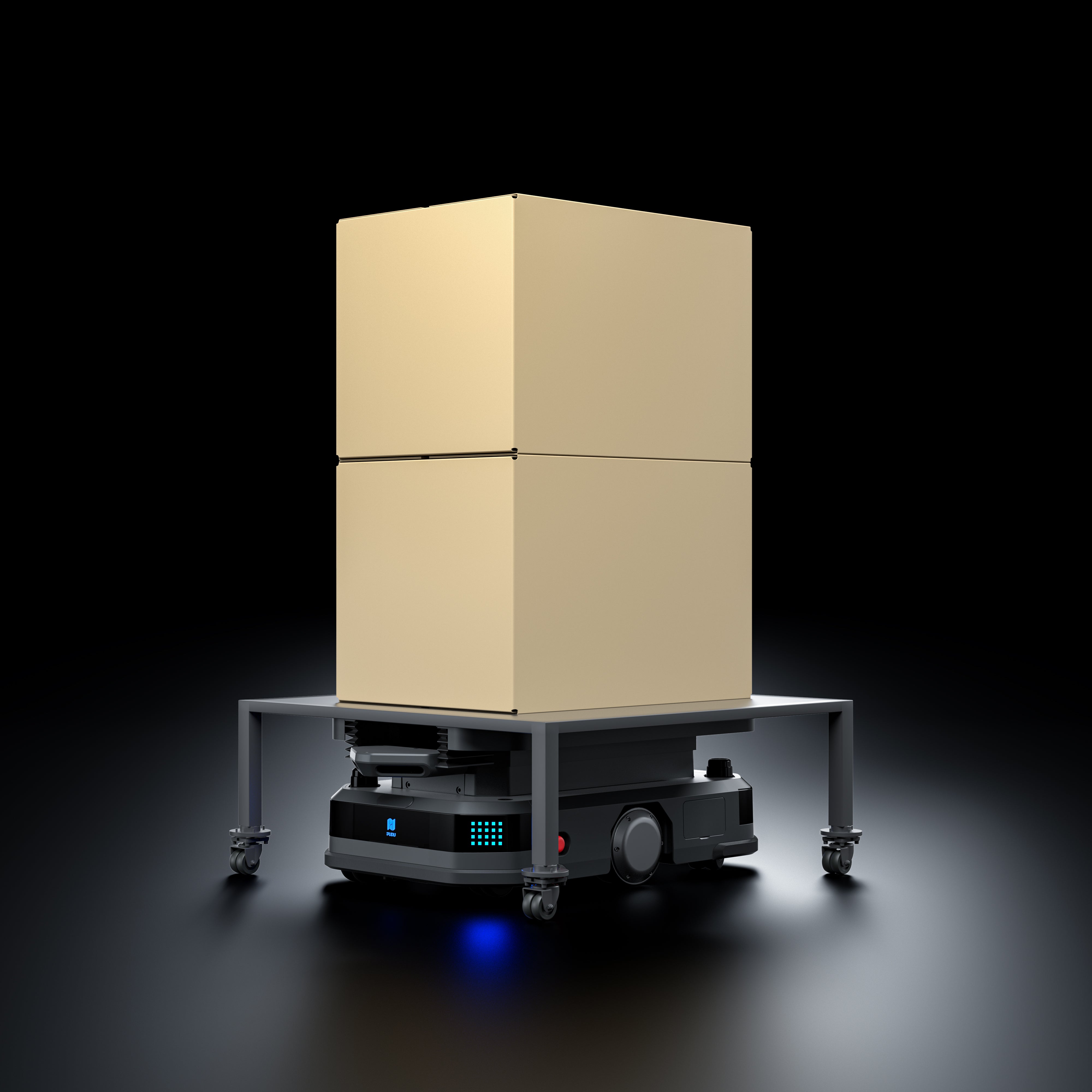 PUDU T600 Autonomous Delivery Robot - Heavy-Duty Industrial Service for Multi-Floor Operations