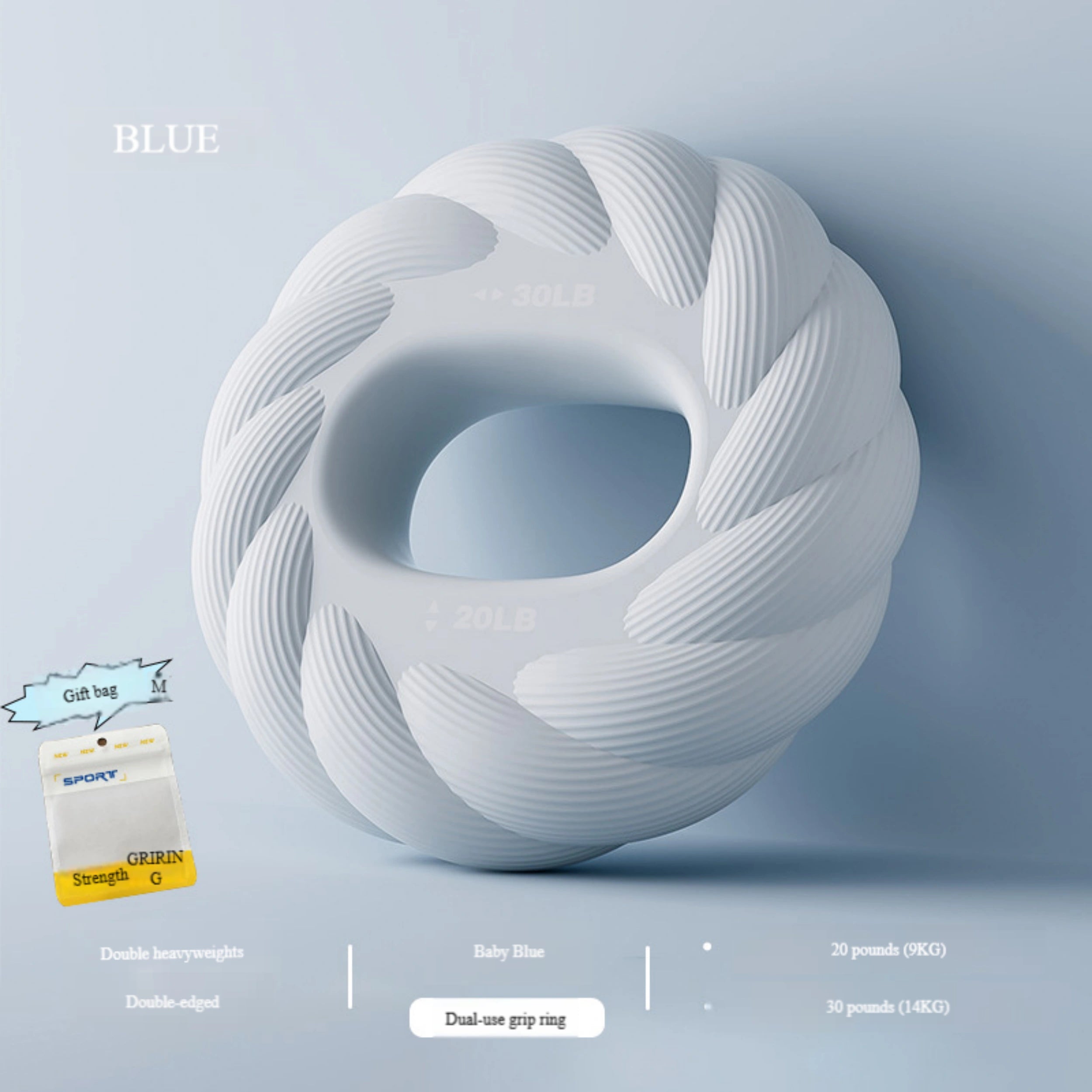 Q01 Time Circle Hand Grip Ring | Finger Strength Trainer | Portable Exercise Device