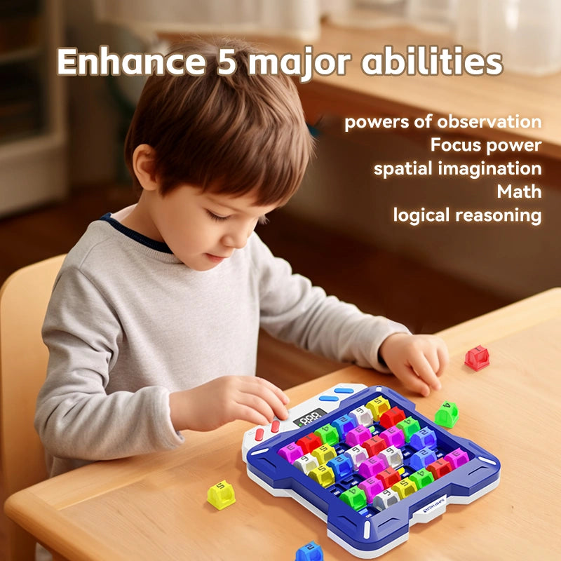 S323 Electronic Sudoku - Handheld Digital Logic Puzzle Game with LCD Screen