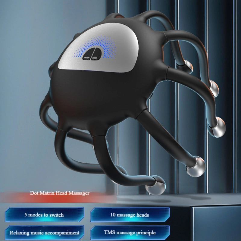 T13 Multi-Dimensional Head Massager | 3D Kneading Scalp Device | Waterproof Relaxation