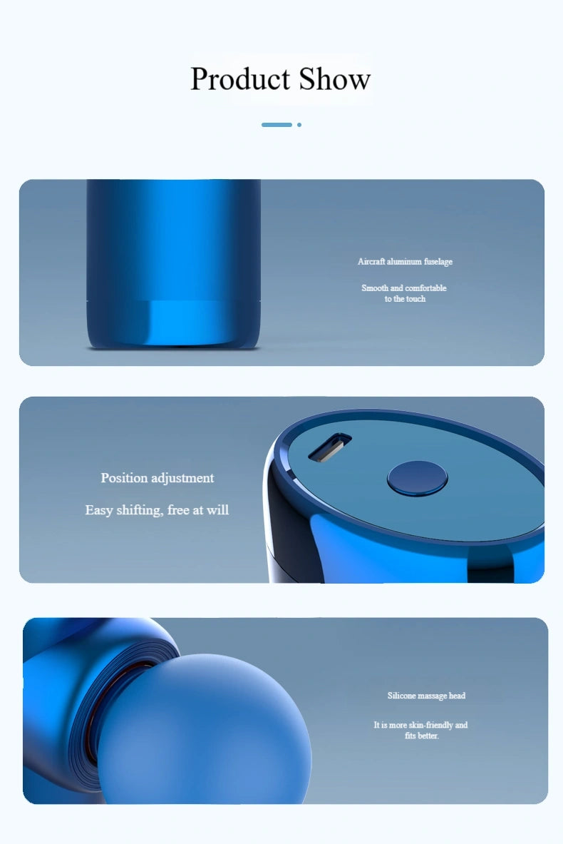 T65 Mini Massage Gun – Compact Deep Tissue Therapy