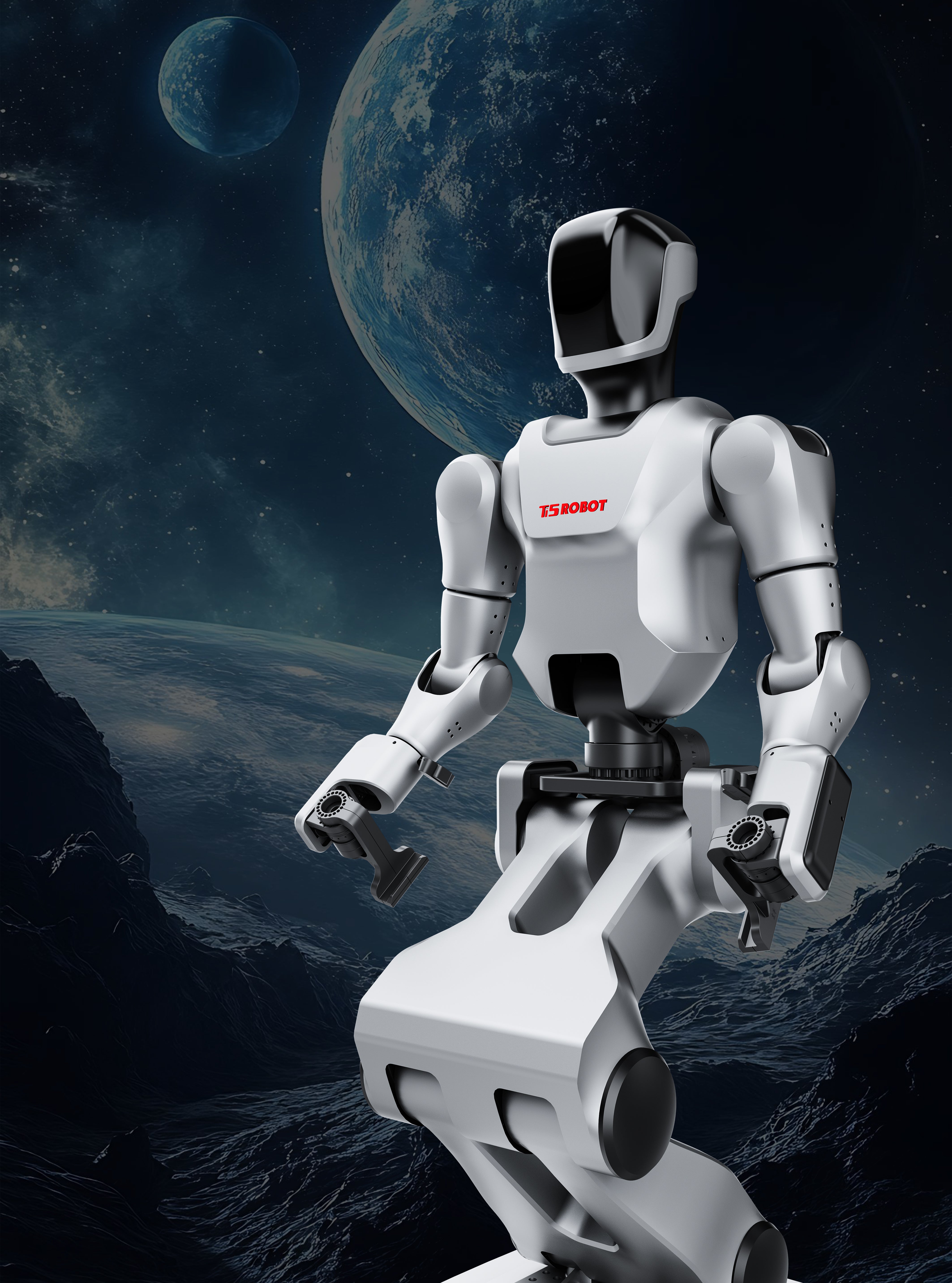 Ti5robot Humanoid AMR-300 Autonomous Mobile Robot Chassis - 48V Industrial AGV