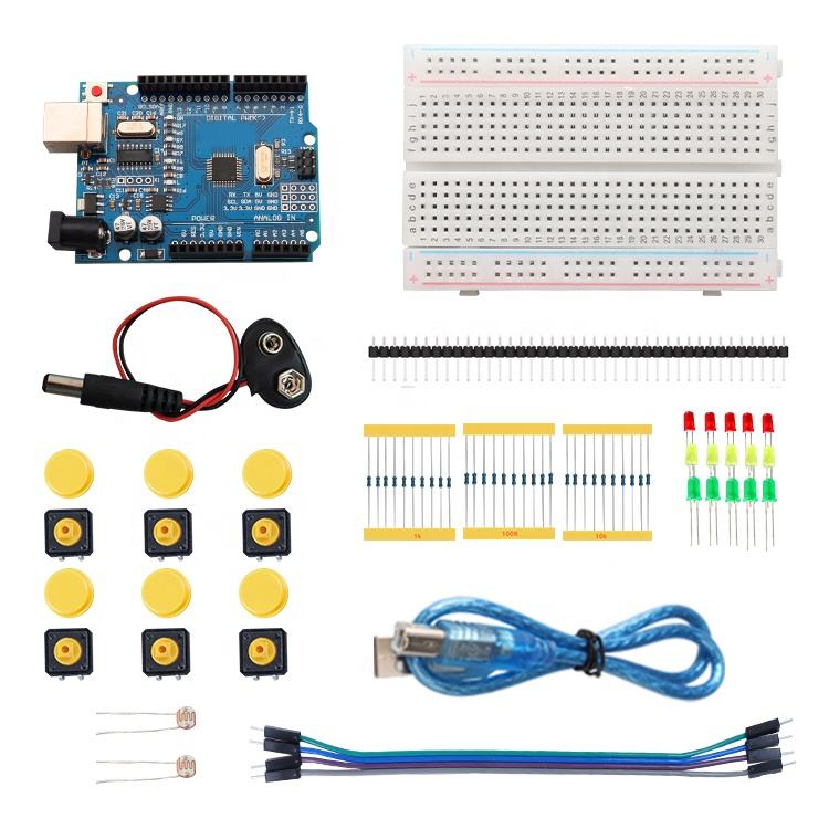 Tscinbuny ZYA0001 Starter Kit – DIY Automatic Water System Pump Kit with Electronic Modules for Arduino STEM Education & Maker Projects