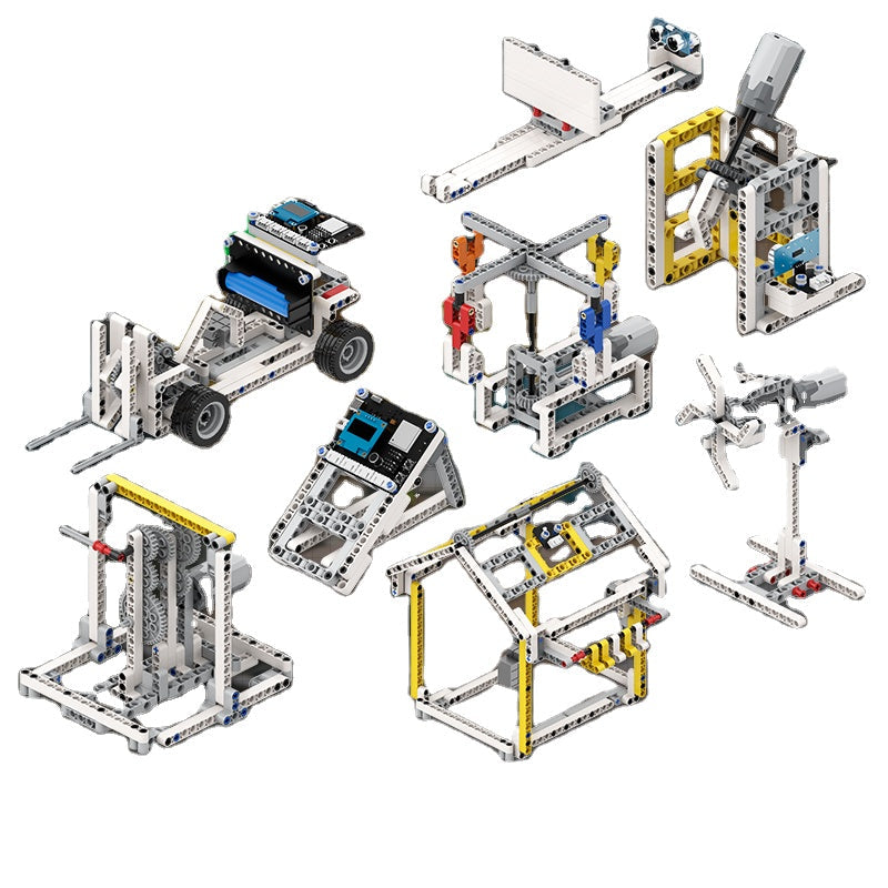 Tscinbuny ZYA0206 Starter Kit – DIY Programming Building Blocks Set with 30 Lessons for STEM Education & Technology Learning