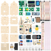 Tscinbuny ZYA0209 Starter Kit with Smart House Modules – Professional STEM Educational DIY Programming Kit for Arduino Projects
