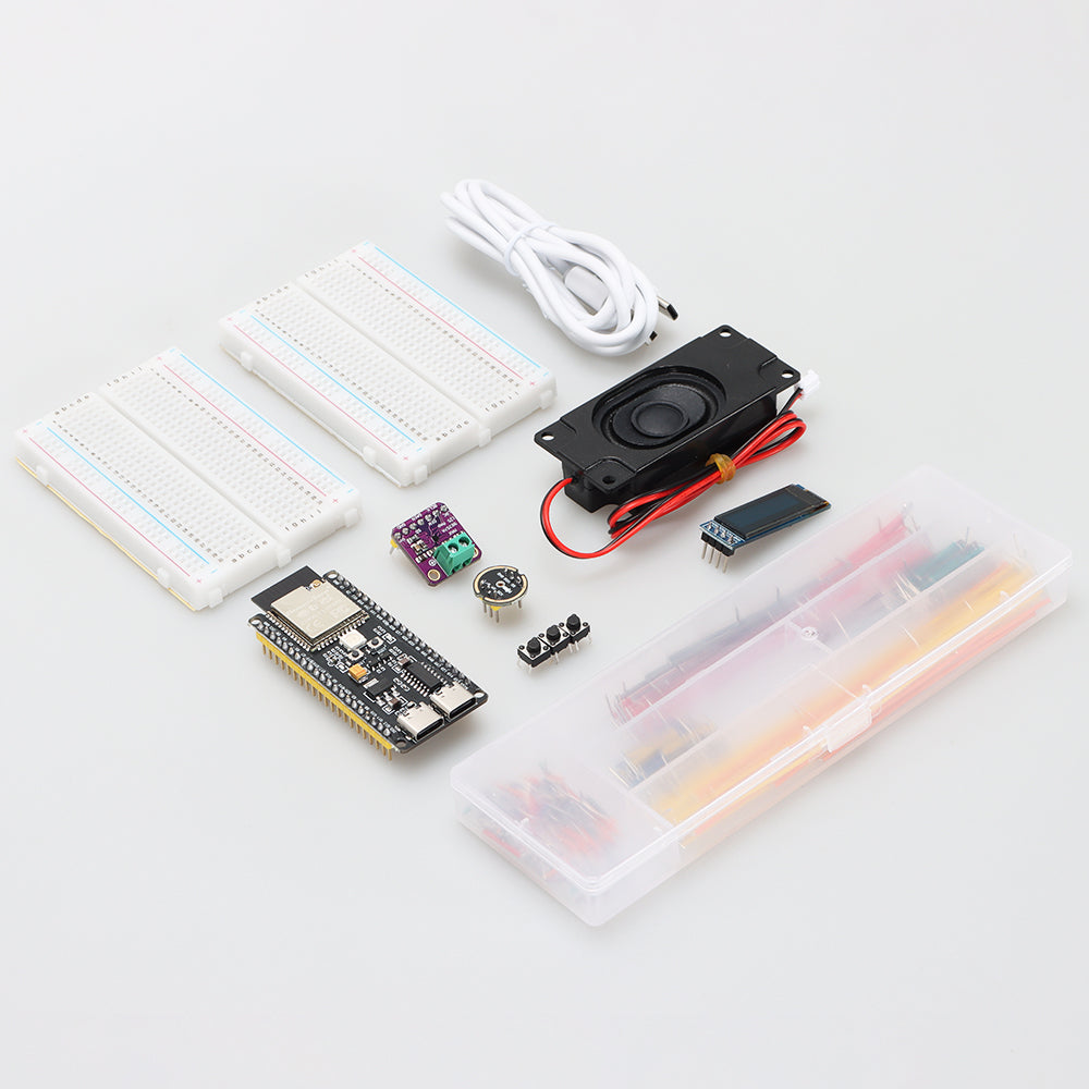 Tscinbuny ZYA0237 Starter Kit with ESP32-S3 Development Board – AI Intelligent Voice Chatbot Educational Kit for Programming & STEM Learning