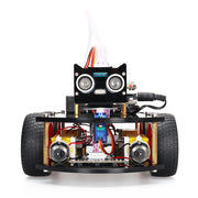 Tscinbuny ZYC0039 Smart Robot Car Kit with 4WD Drive System – Programmable STEM Educational Robot Car for Students & Arduino Projects