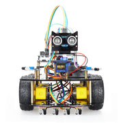 Tscinbuny ZYC0043 Smart Robot Car Kit with 4WD Drive System – DIY C/C++ Programmable STEM Educational Robot for School & Maker Projects