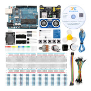 Tscinbuny ZYA0011 Starter Kit with 328 Development Board – Open-Source C++ IDE DIY Electronics Education Set for STEM Programming Projects