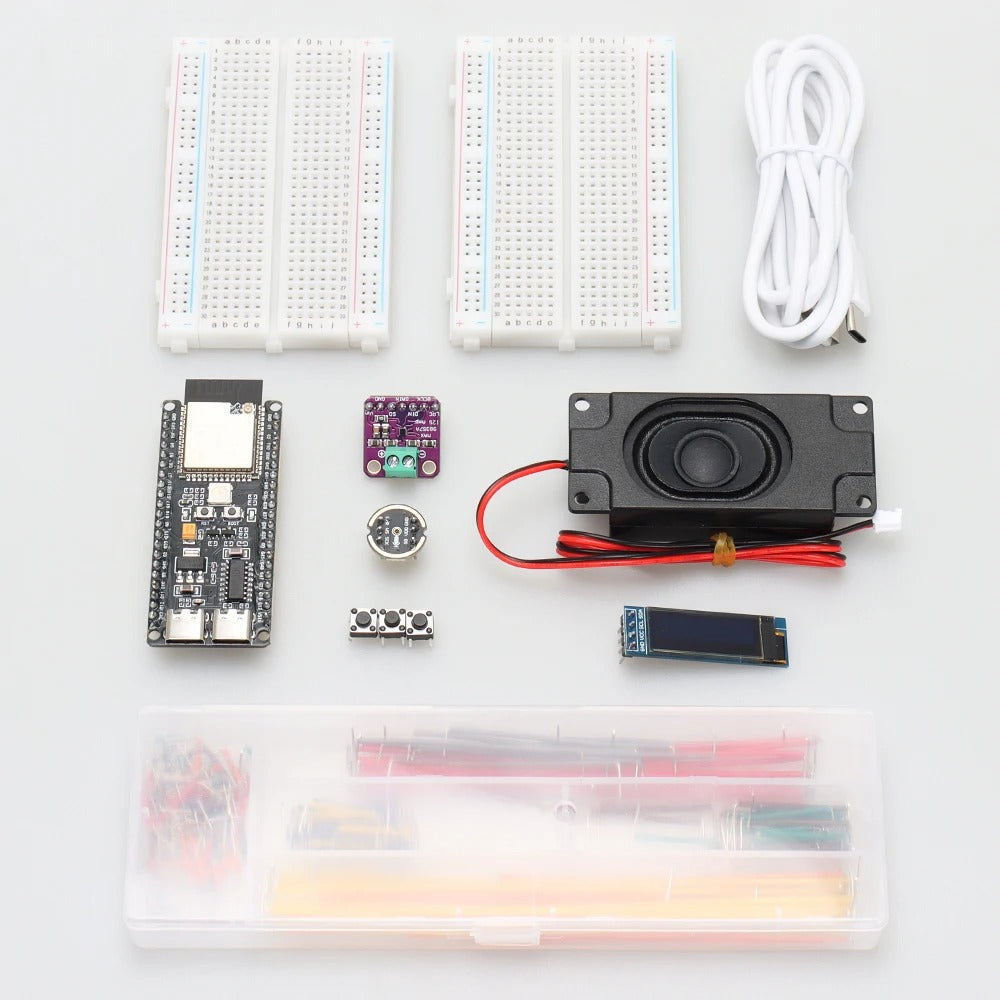 Tscinbuny ZYA0237 Starter Kit with ESP32-S3 Development Board – AI Intelligent Voice Chatbot Educational Kit for Programming & STEM Learning