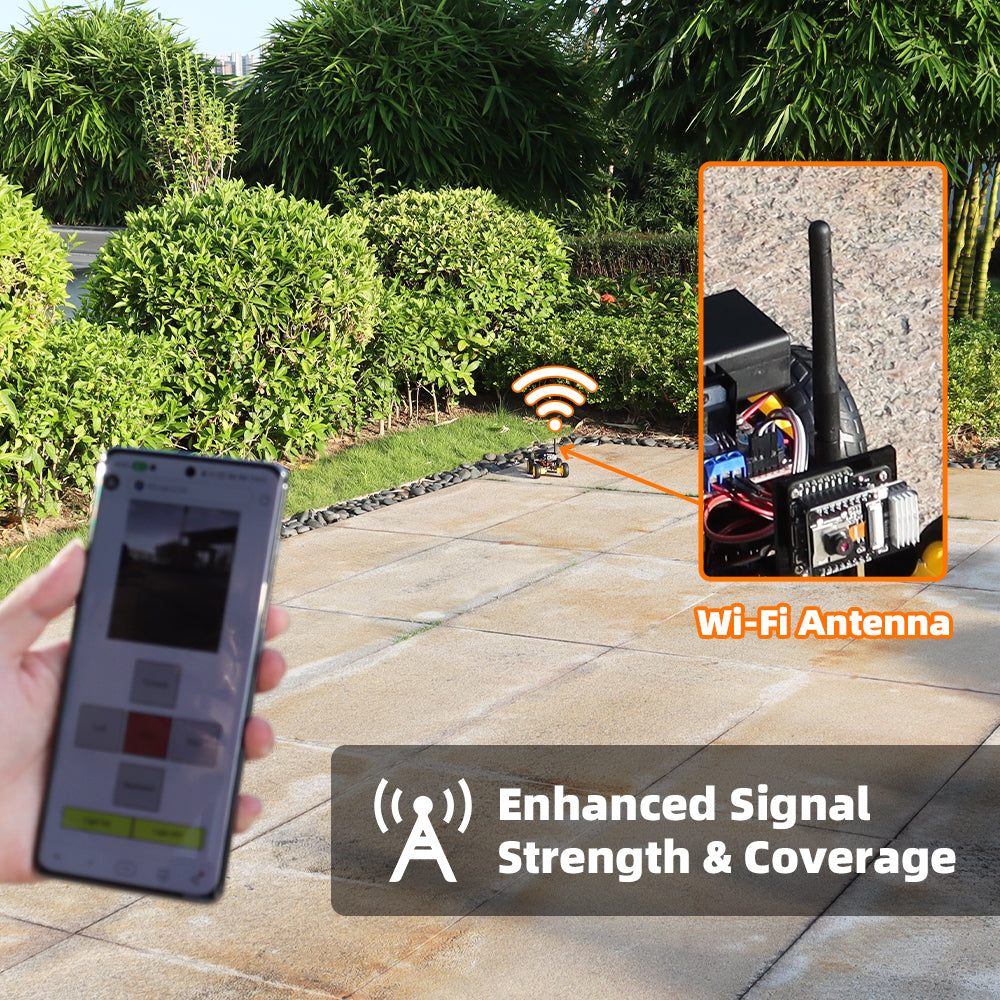 Tscinbuny ZYC0042 Smart Robot Car Kit, 4WD Programmable Robotics Kit with Line Tracing & Obstacle Avoidance for Arduino STEM Education