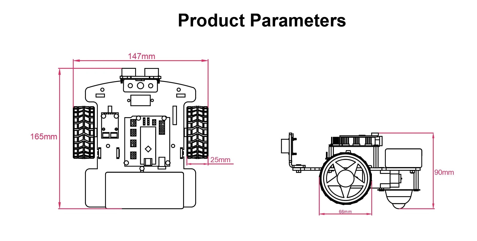 Tscinbuny ZYC0055 Smart Robot Car Kit with 2WD Ultrasonic Obstacle Avoidance – Factory Open-Source Programmable Starter Kit for Arduino Learning