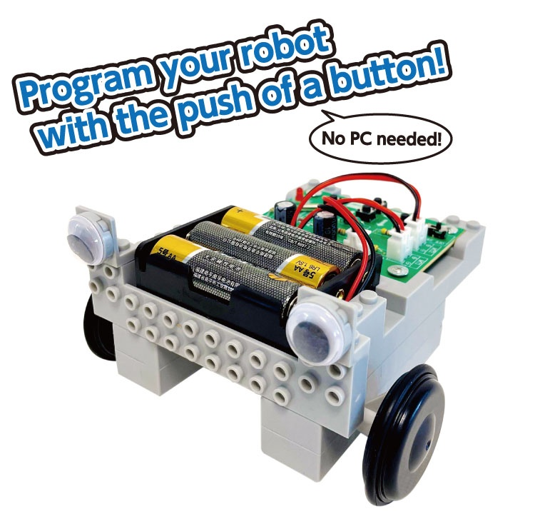 Tscinbuny ZYC0060 Smart Robot Car Kit with 3WD Key Programming – DIY Building Blocks Educational Robot for STEAM Learning & Coding Projects