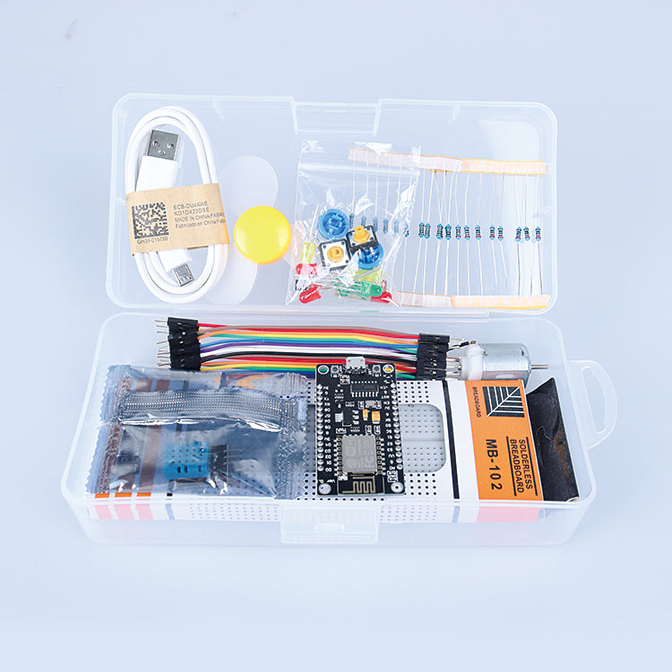 Tscinbuny ZYE0003 Starter Kit with ESP8266 IoT Development Board – Wireless WiFi Learning Kit for Arduino Programming & STEM Education