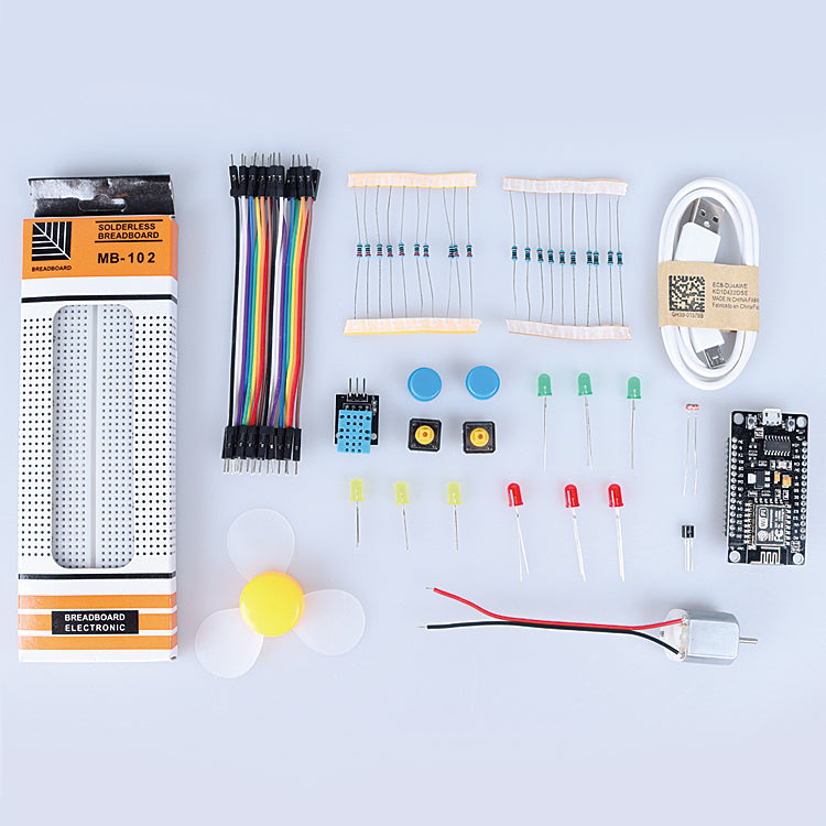 Tscinbuny ZYE0003 Starter Kit with ESP8266 IoT Development Board – Wireless WiFi Learning Kit for Arduino Programming & STEM Education