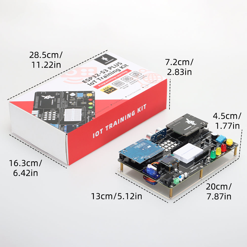 Tscinbuny ZYE0011 Starter Kit with ESP32-S3 PLUS Development Board – WiFi IoT Programming Kit for Arduino STEM Education Projects