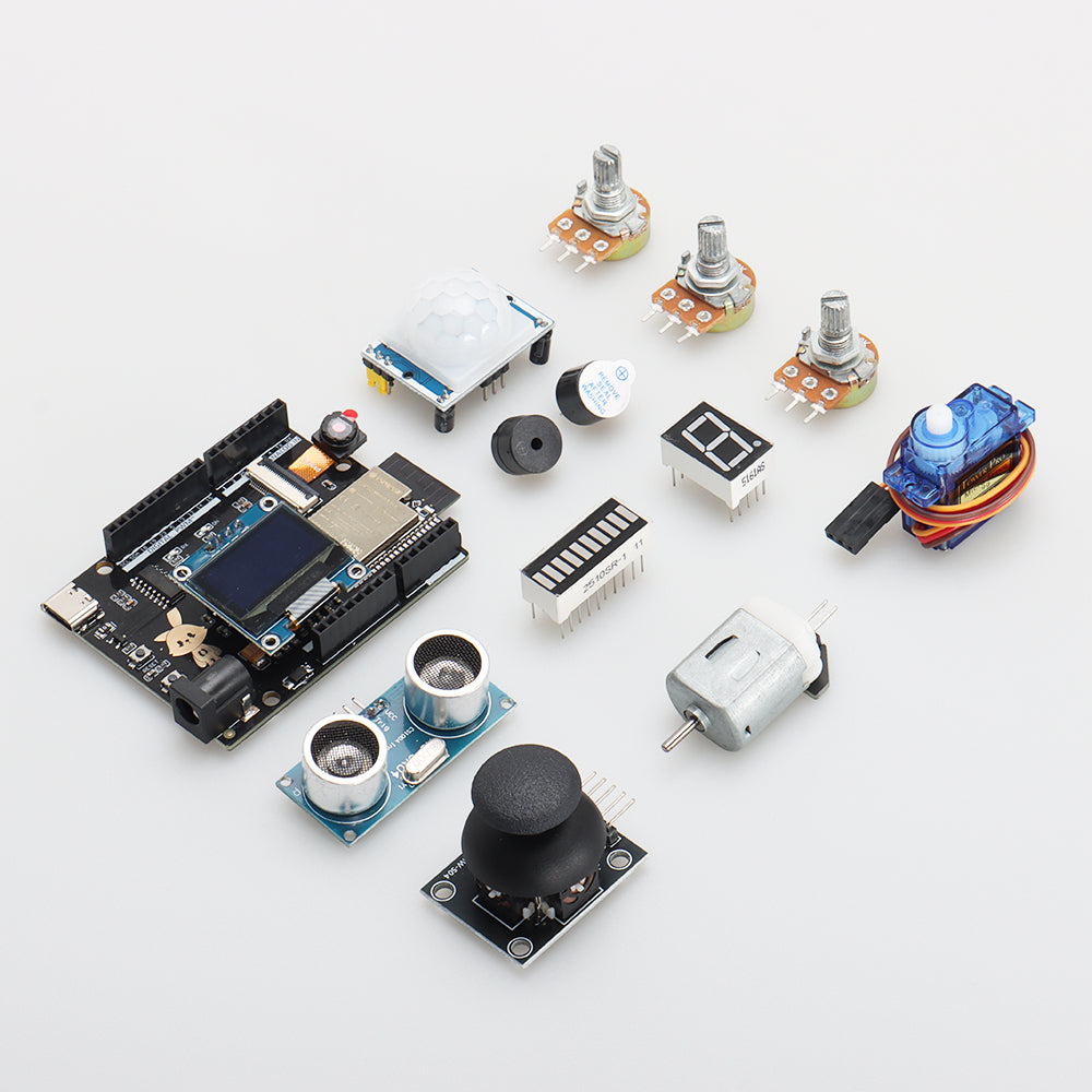 Tscinbuny ZYE0013 Intermediate Starter Kit with ESP32 Development Board – IoT Programming Learning Kit for Arduino STEM Education