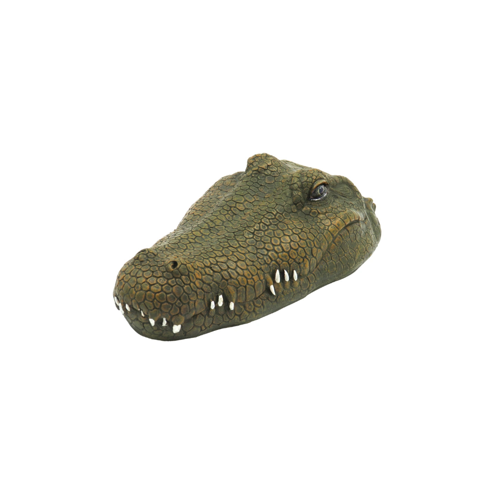 V002 Long-Lasting Battery Simulation Crocodile Boat, Kids' RC Boat, Electric Toy Vessel for Water Play, Prank & Trick Toy