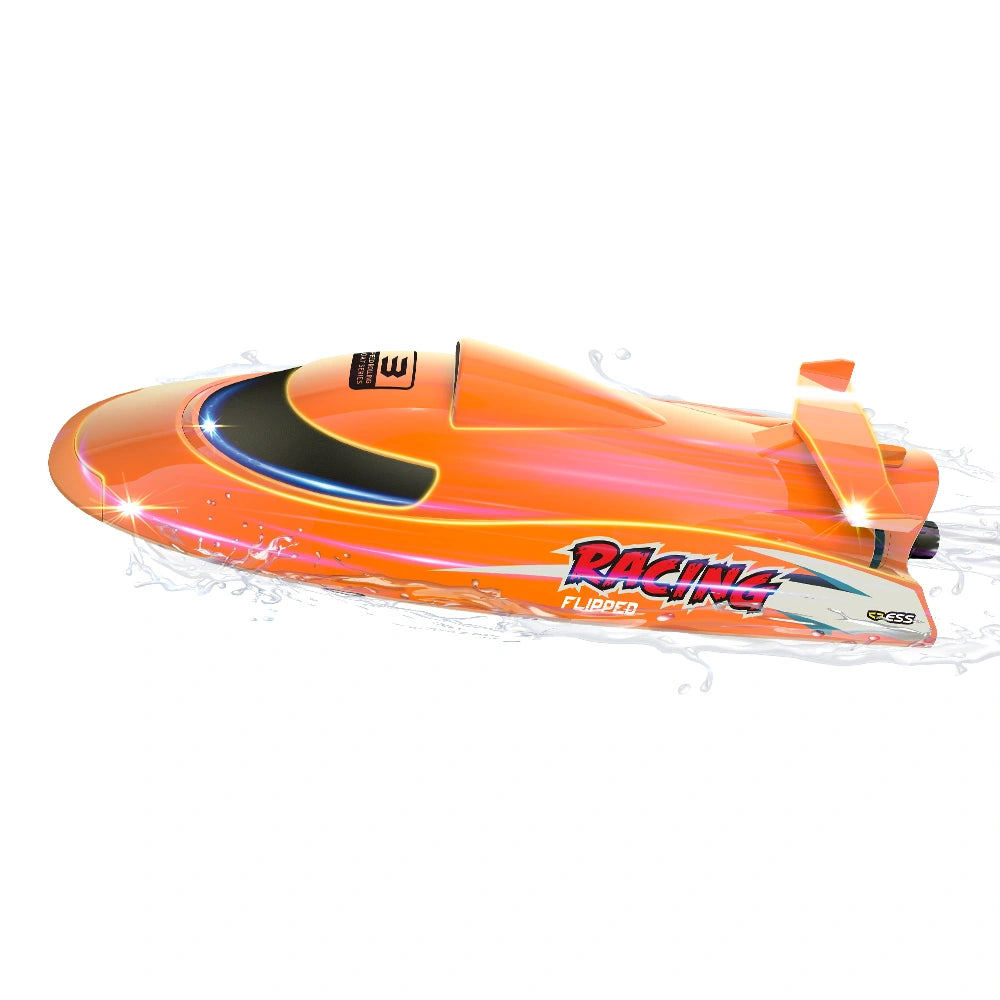 RC Speedboat V009, Turbofan Powered Amphibious Toy Boat for Kids & Adults, Water Drift Toy for Boys