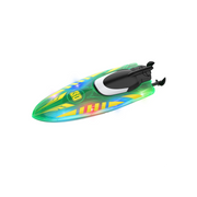 V777 Rechargeable RC Stunt Speedboat with Dual Propellers, 360° Flip & Double-Sided Driving, LED Lighted Remote Control Boat, Water Toy