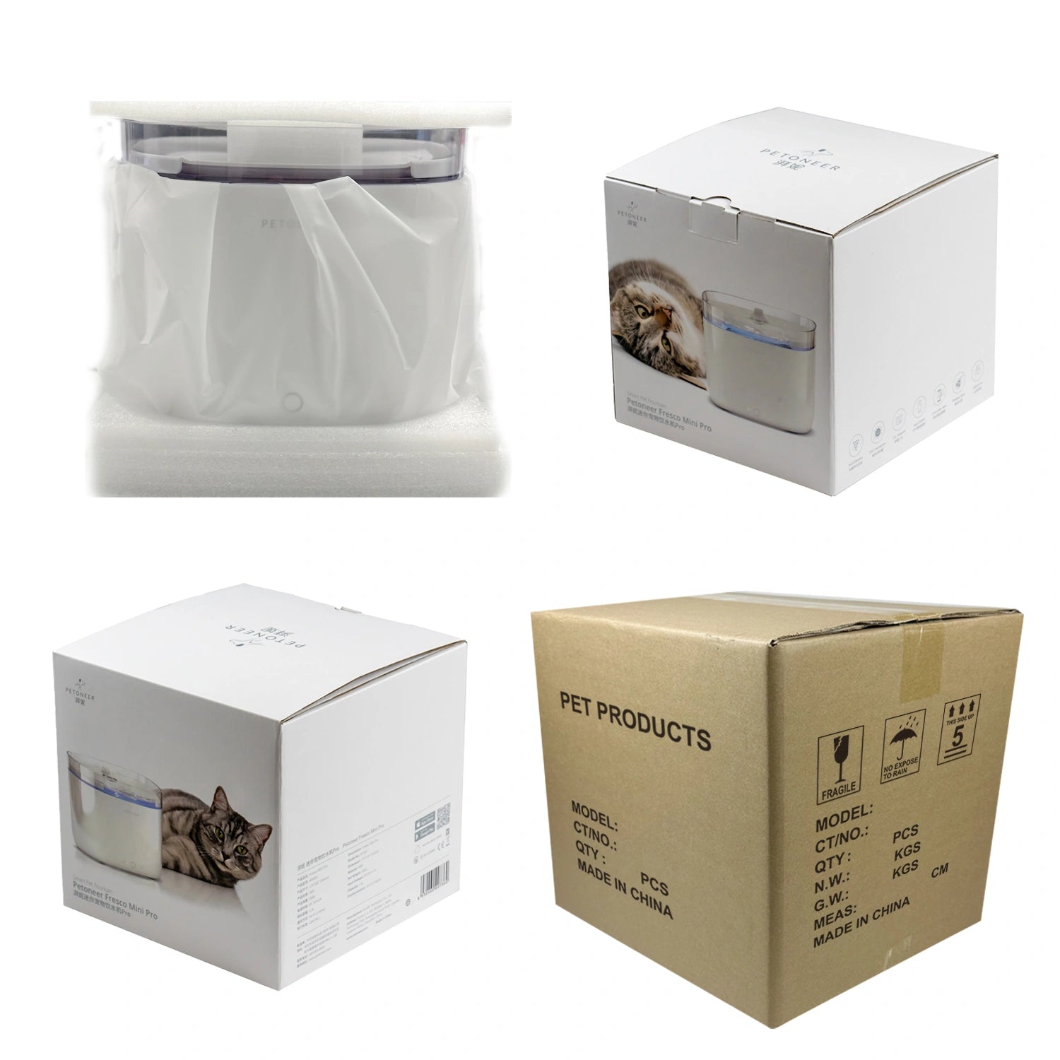 Fresco Mini 1.9L Capacity Water Filter Fountain Pro | Smart App Control