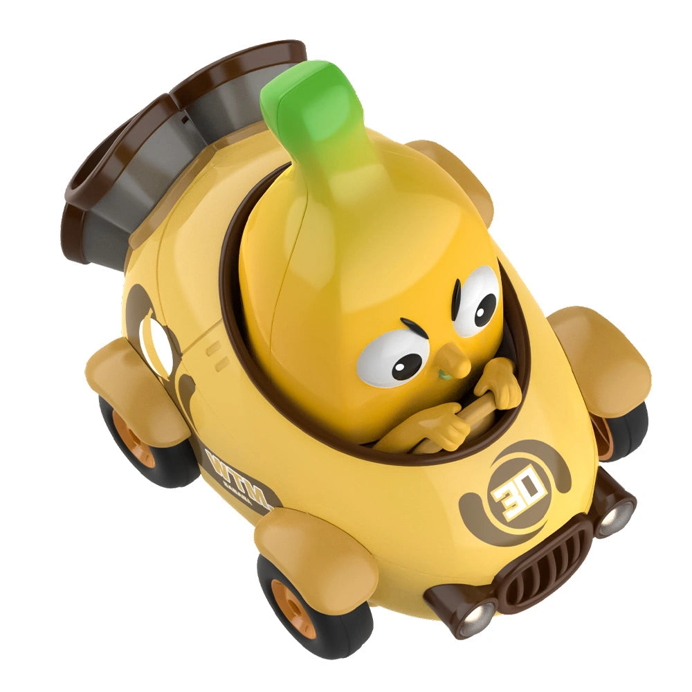 Y01 Banana Racer RC Car - Kids Educational Toy 360° Stunt Car with LED Lights